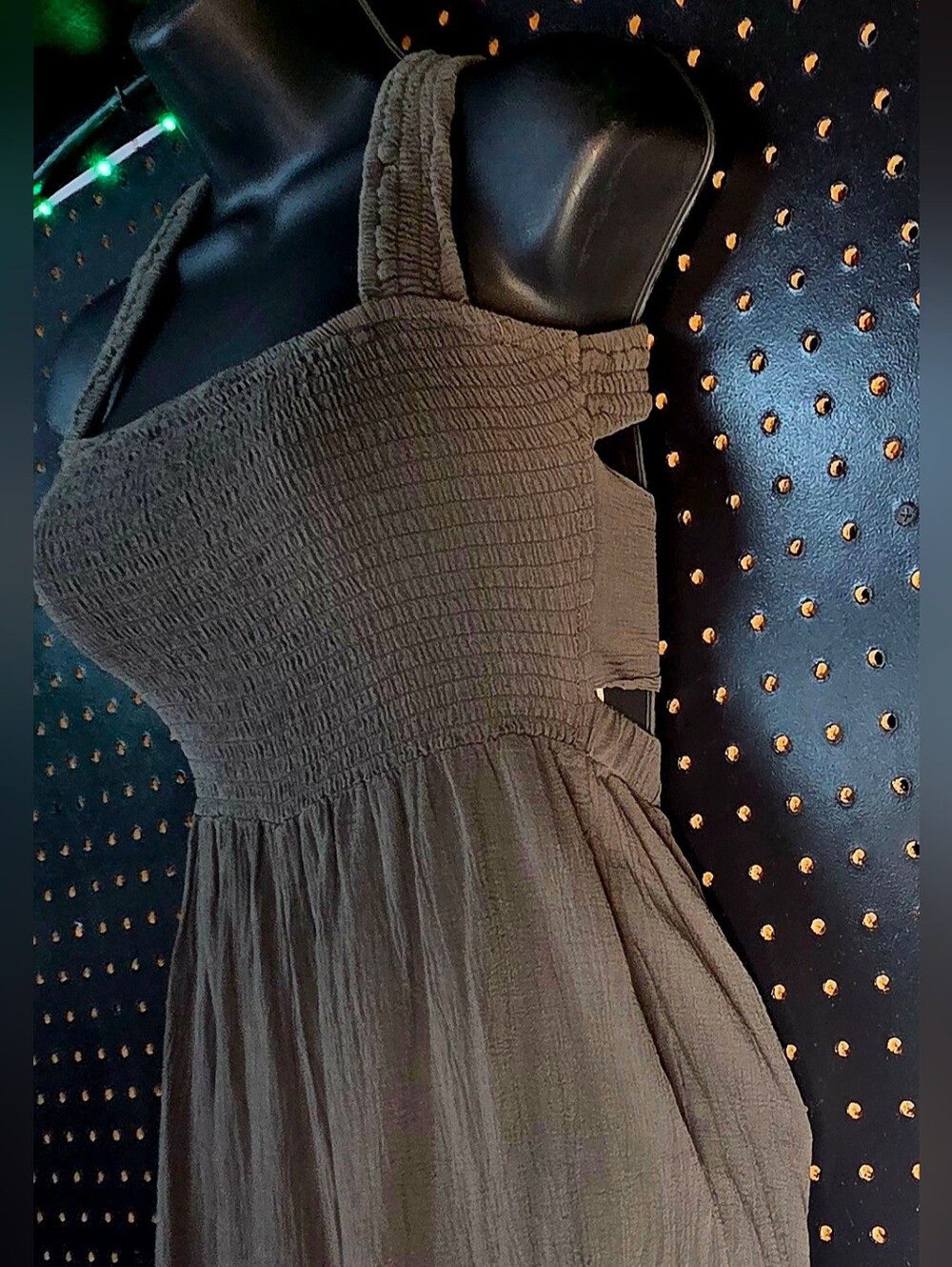 LUSH Olive Green Lightweight Jumpsuit - Picture 6 of 11